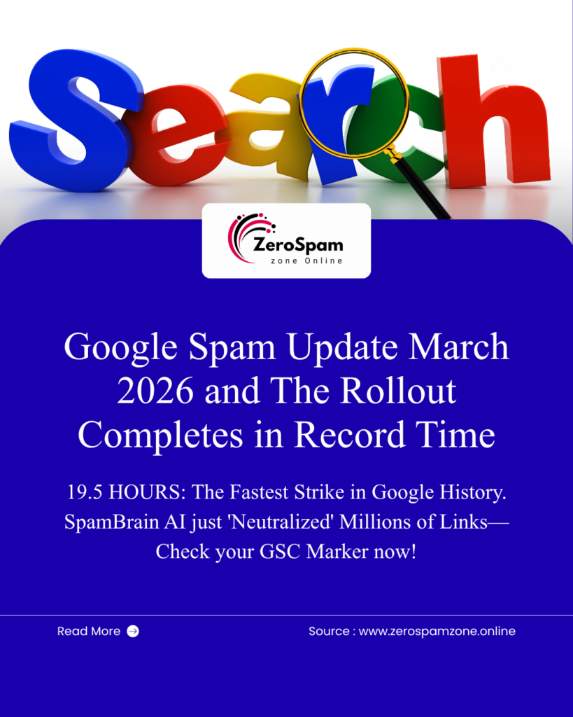 Google Spam Update March 2026: Rollout Completes in Record Time